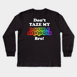 Double rainbow Kids Long Sleeve T-Shirt